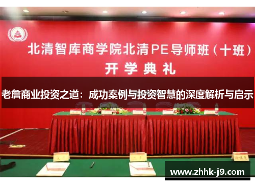 老詹商业投资之道：成功案例与投资智慧的深度解析与启示